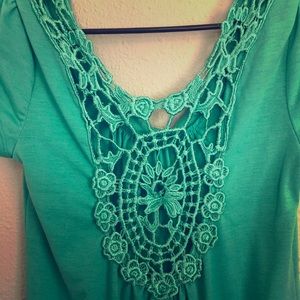 Sea foam green t shirt